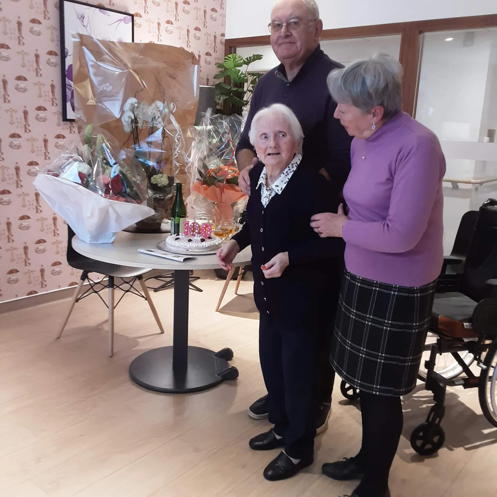 Anniversaire d'une centenaire