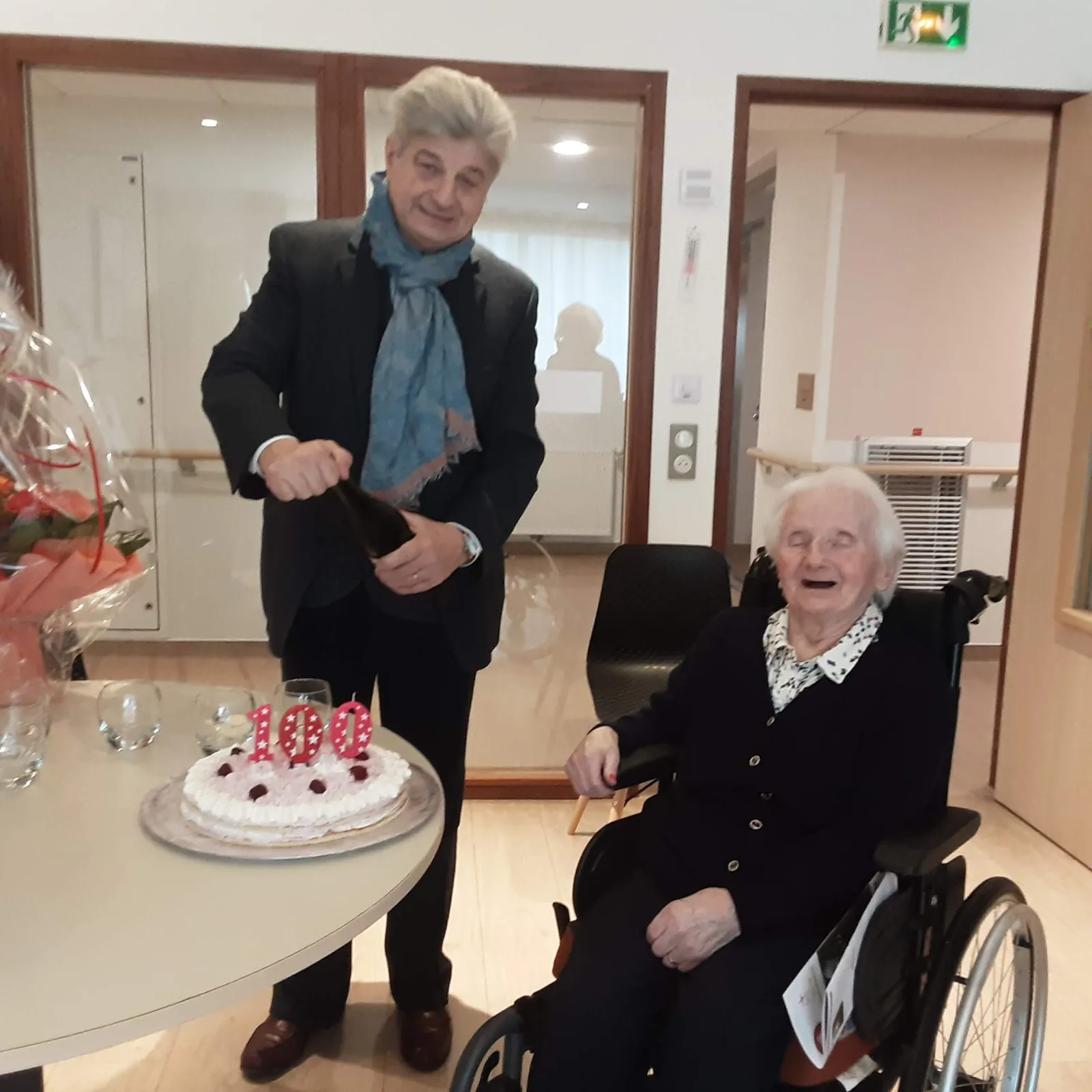 Anniversaire d'une centenaire