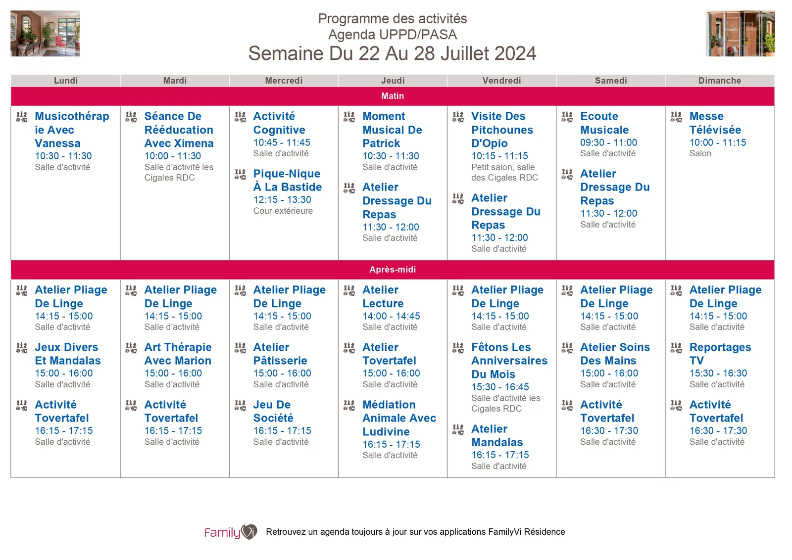 Cette semaine ...