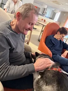 Une visite pleine de tendresse avec Moon 