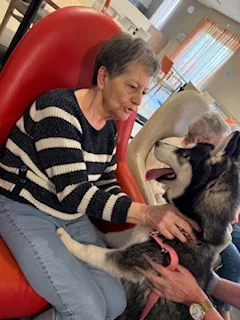 Une visite pleine de tendresse avec Moon 