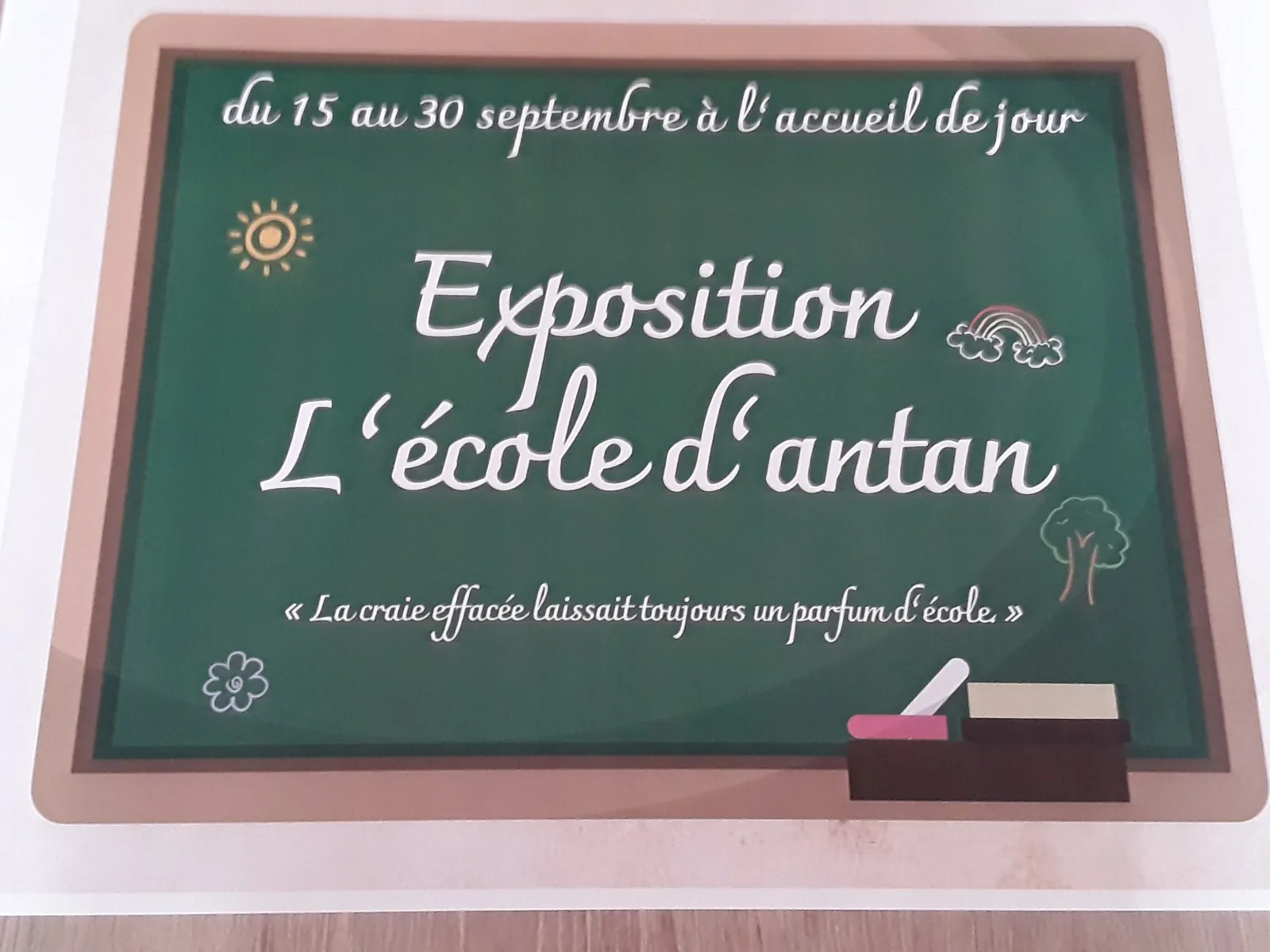 Exposition "L'école d'antan"