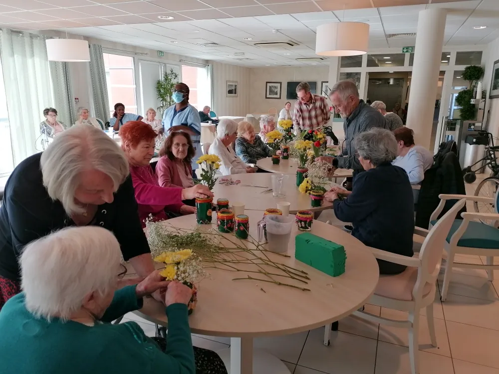 Le printemps est arrivé à l'EHPAD d'Esbly