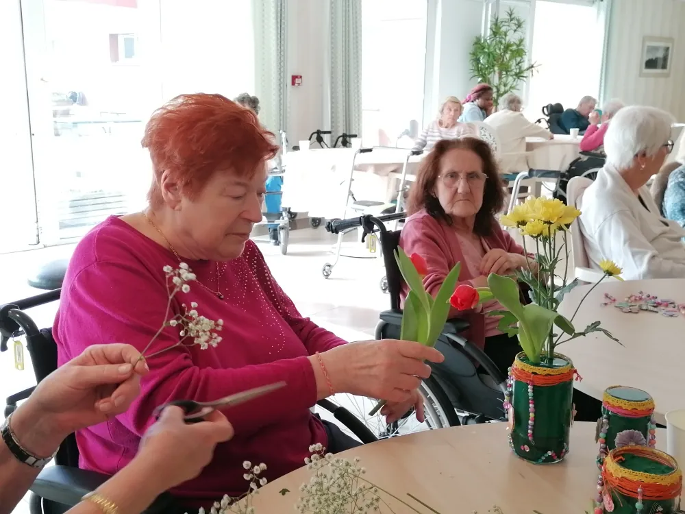 Le printemps est arrivé à l'EHPAD d'Esbly
