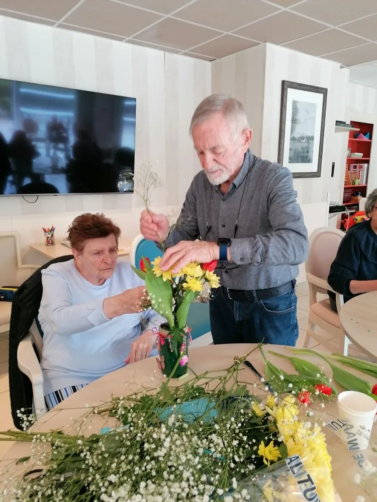Le printemps est arrivé à l'EHPAD d'Esbly