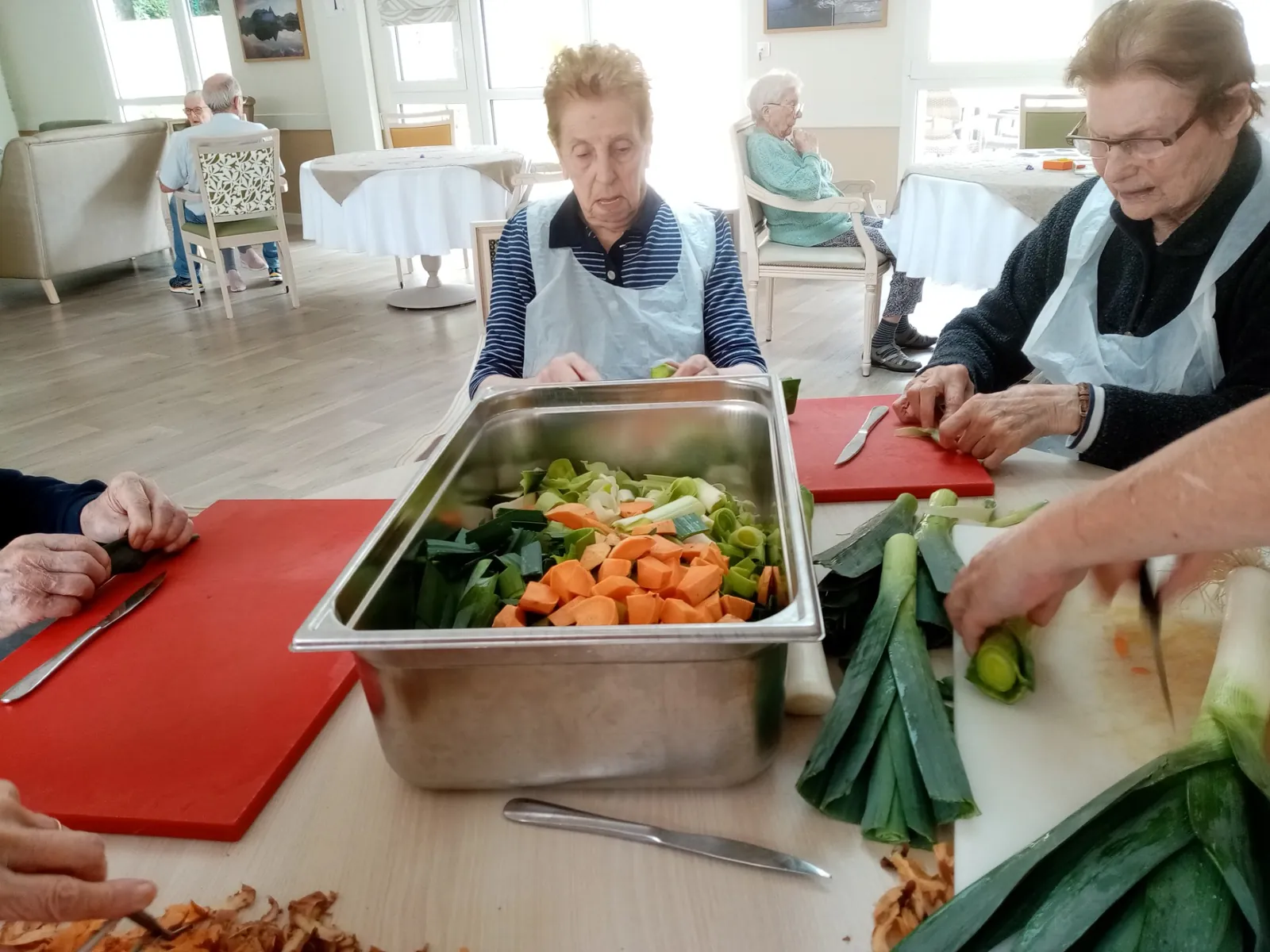 Préparation de la soupe à Norvège
