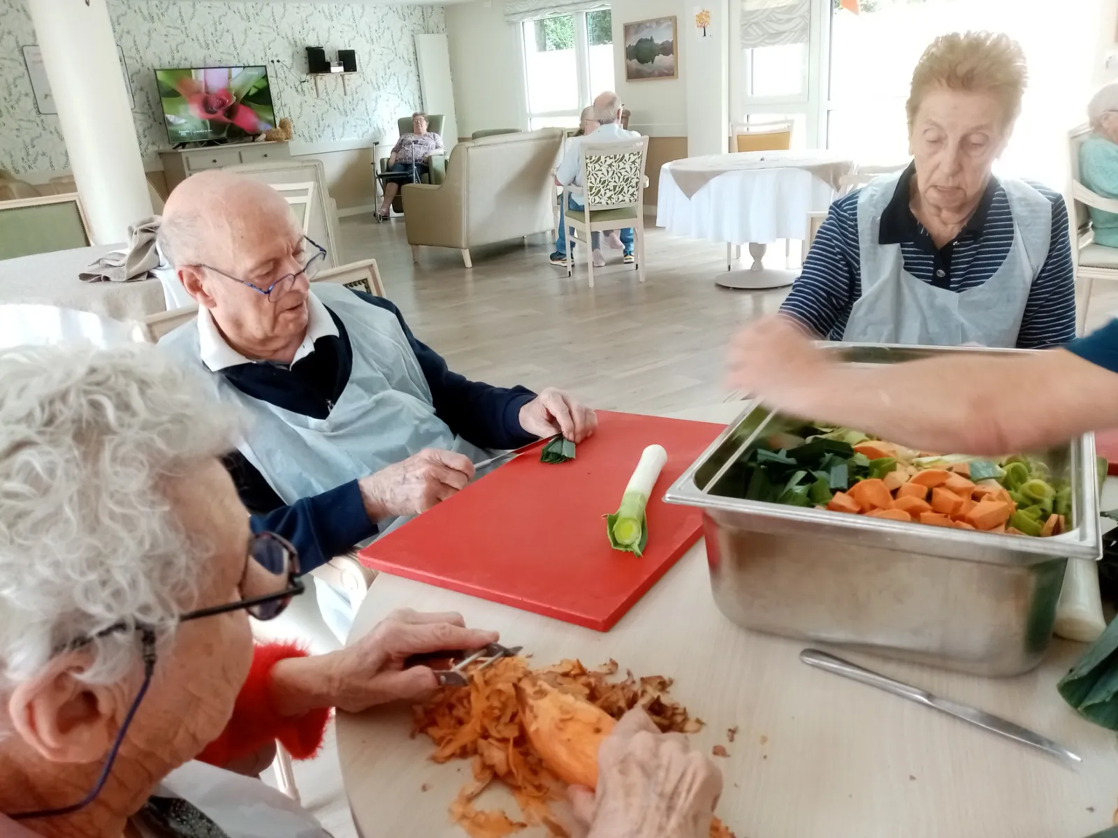 Préparation de la soupe à Norvège