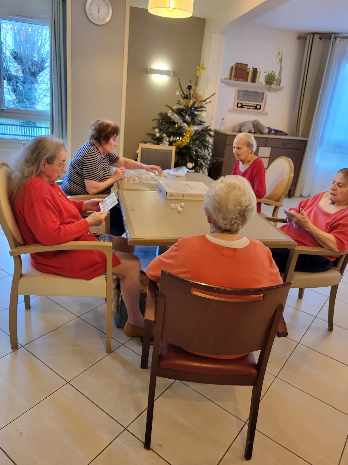 Atelier mémoire a la résidence Les Adrets 