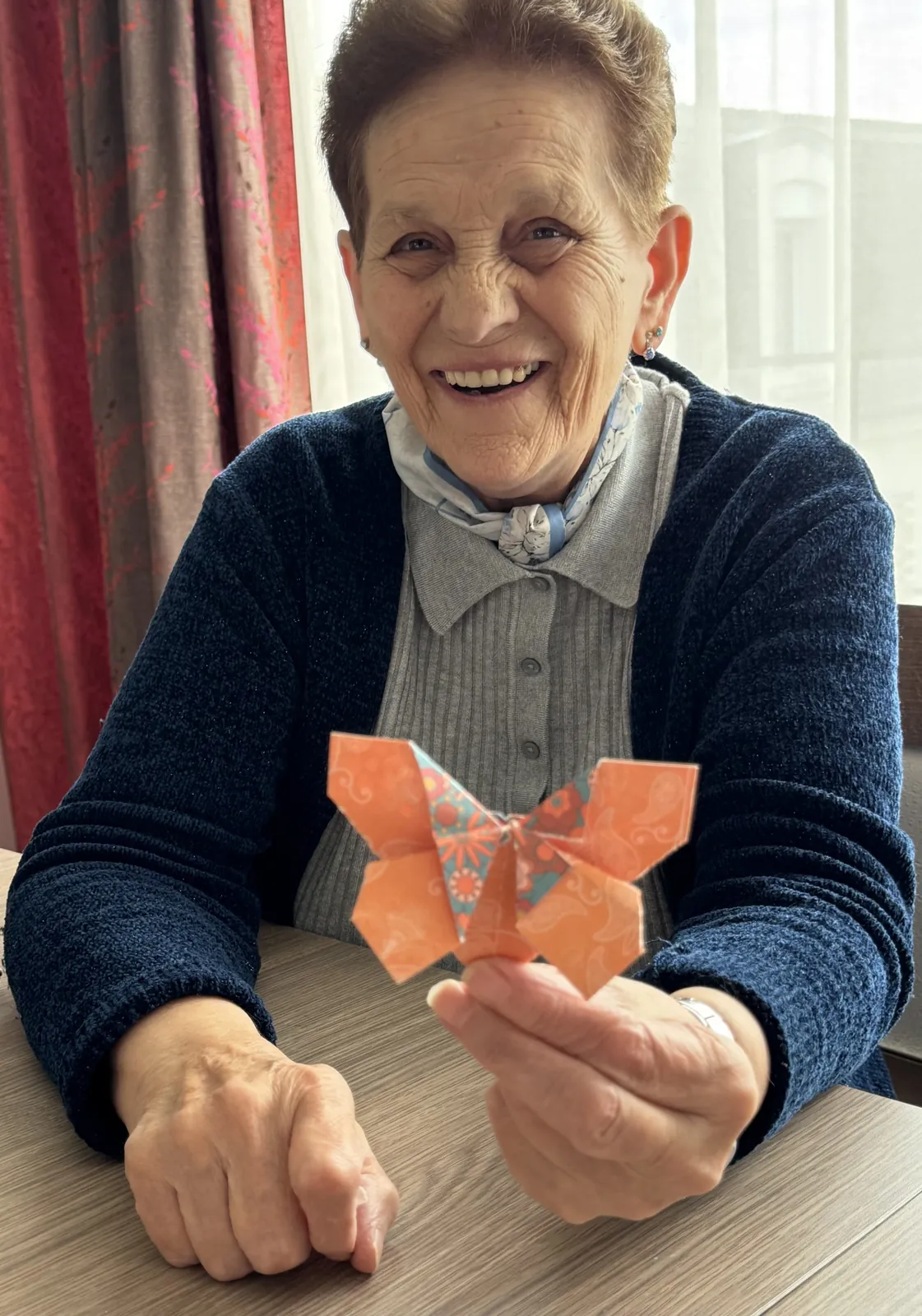 Ce matin atelier origami 