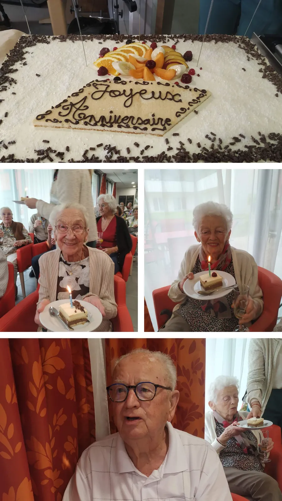 Les anniversaires à la résidence !