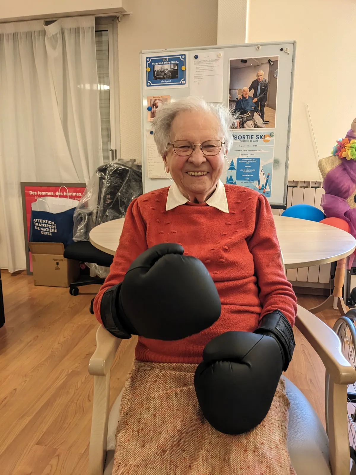 Boxe adaptée. 