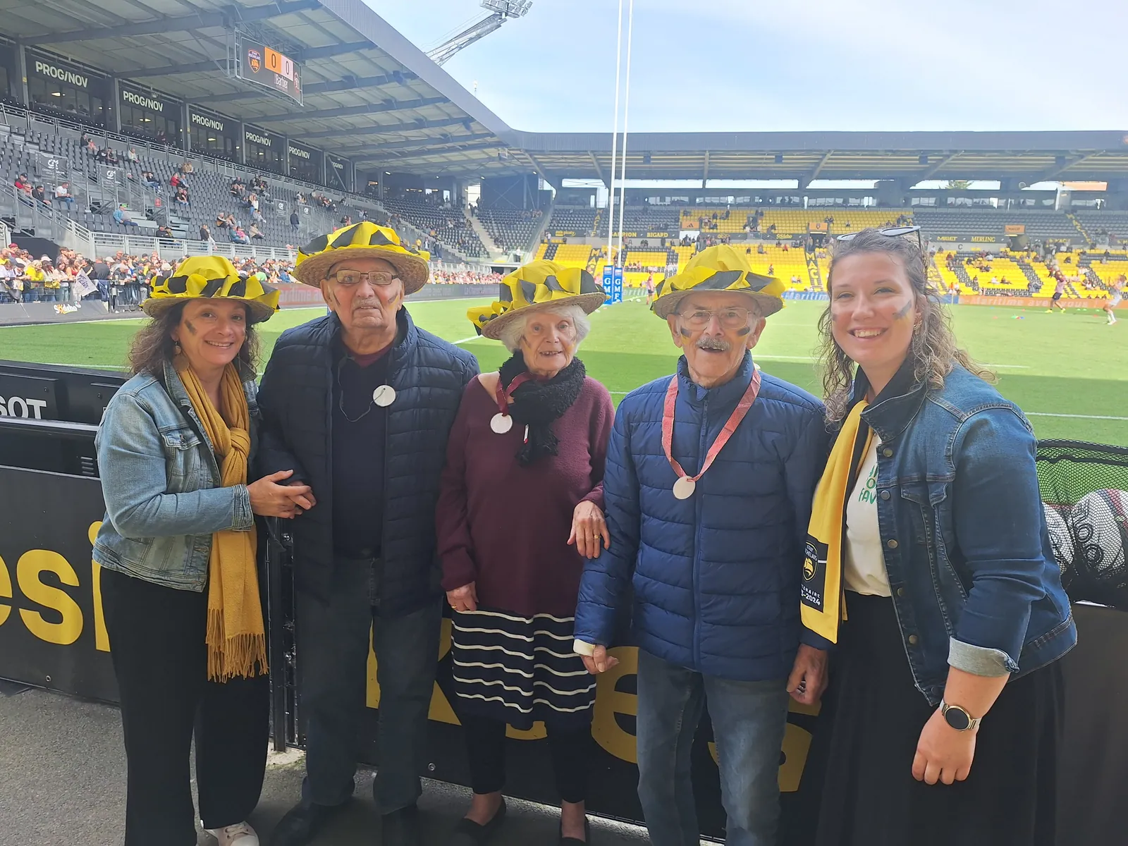 Une sortie mémorable au stade: Les résidents chez les jaunes et noir ! 
