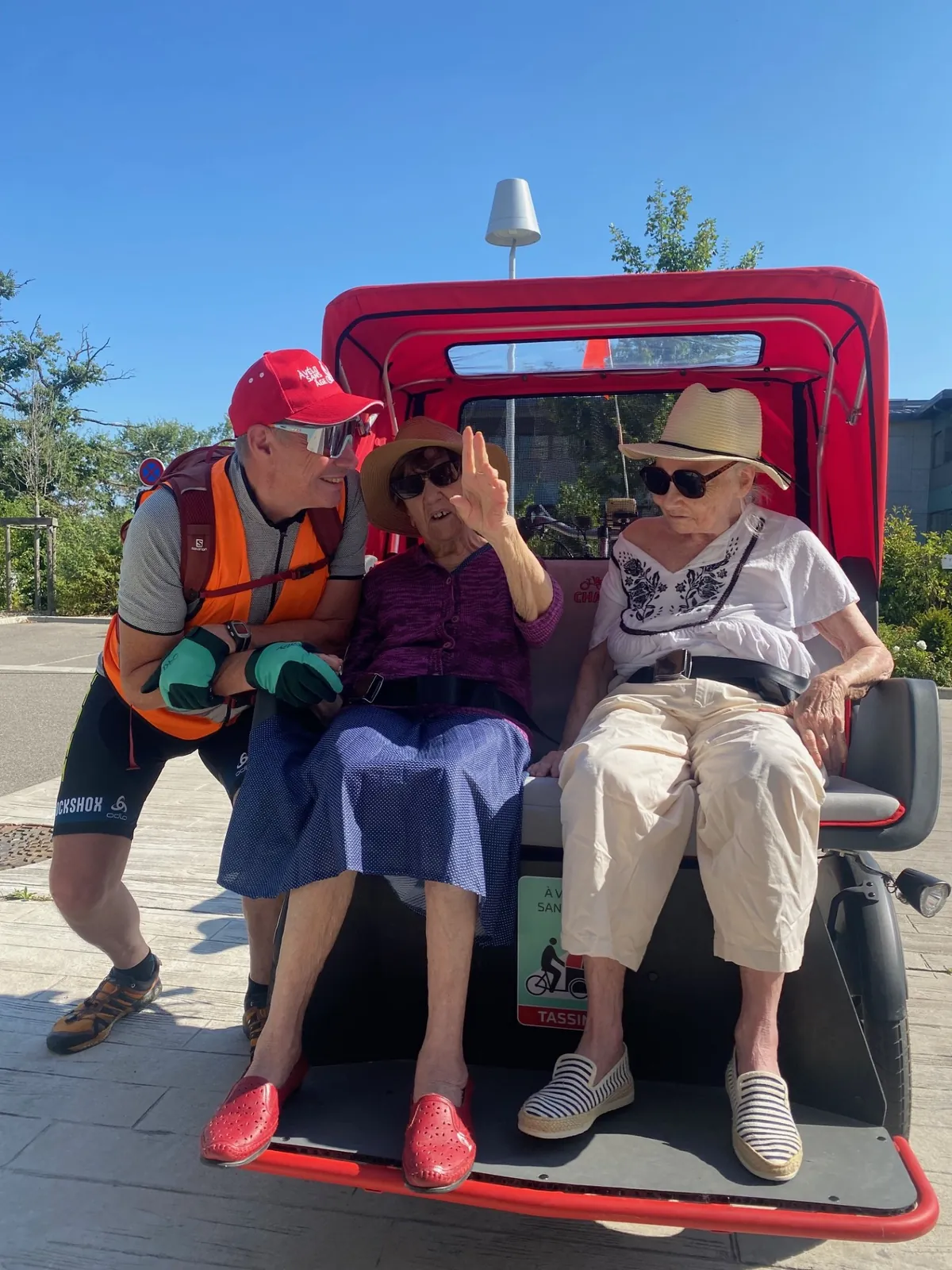 Les sorties avec A Vélo Sans Age pour les résidents des Terrasses de l'Etoile