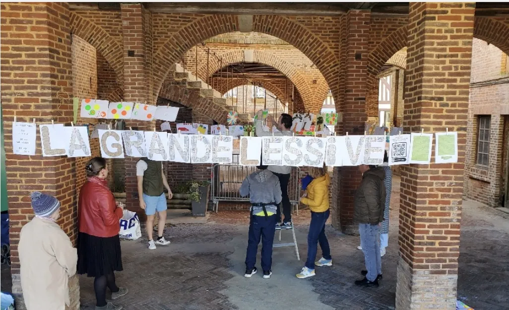 LA GRANDE LESSIVE : un moment de partage et de convivialité au Grand Jardin