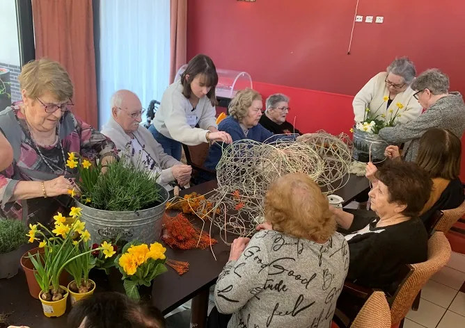 Ambiance printemps  à la résidence Médicis !