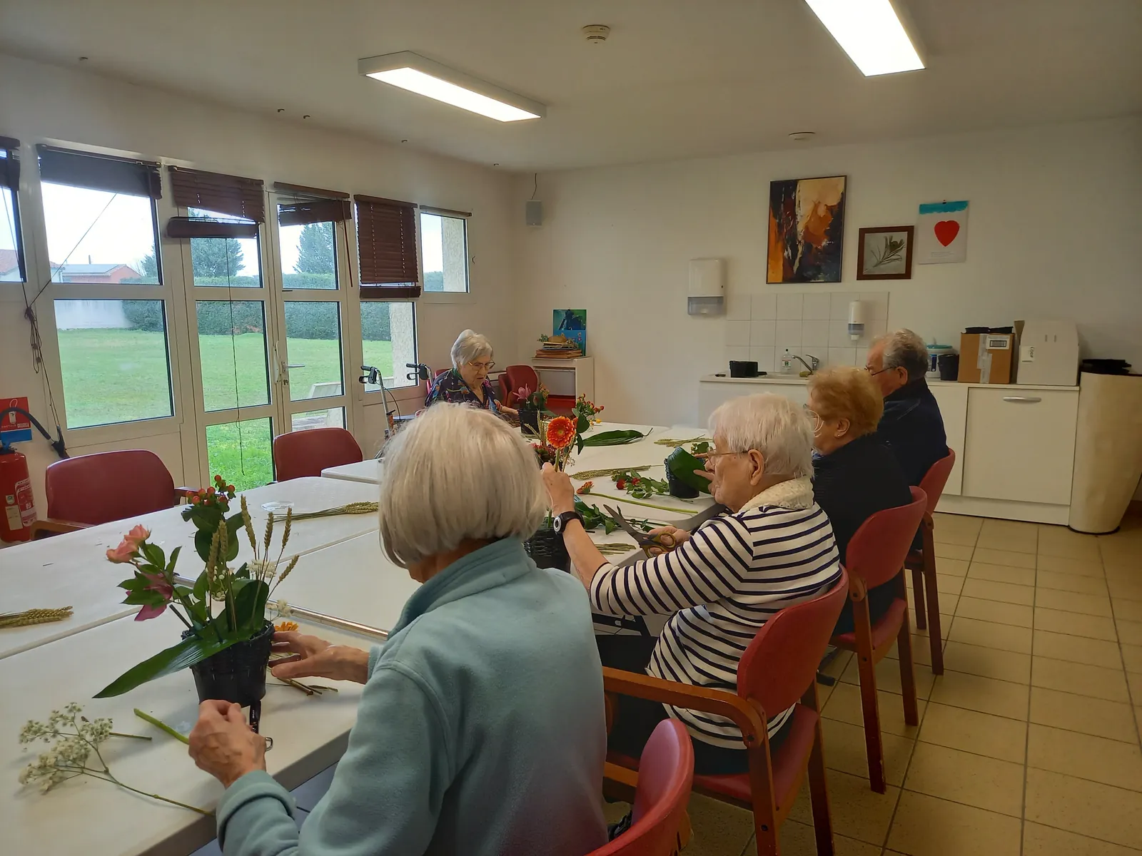 Atelier floral aux Terrasses de Mailheaux : Place à la créativité !