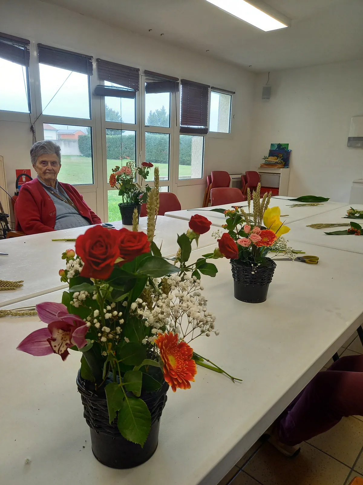 Atelier floral aux Terrasses de Mailheaux : Place à la créativité !