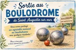 Un agréable moment au boulodrome