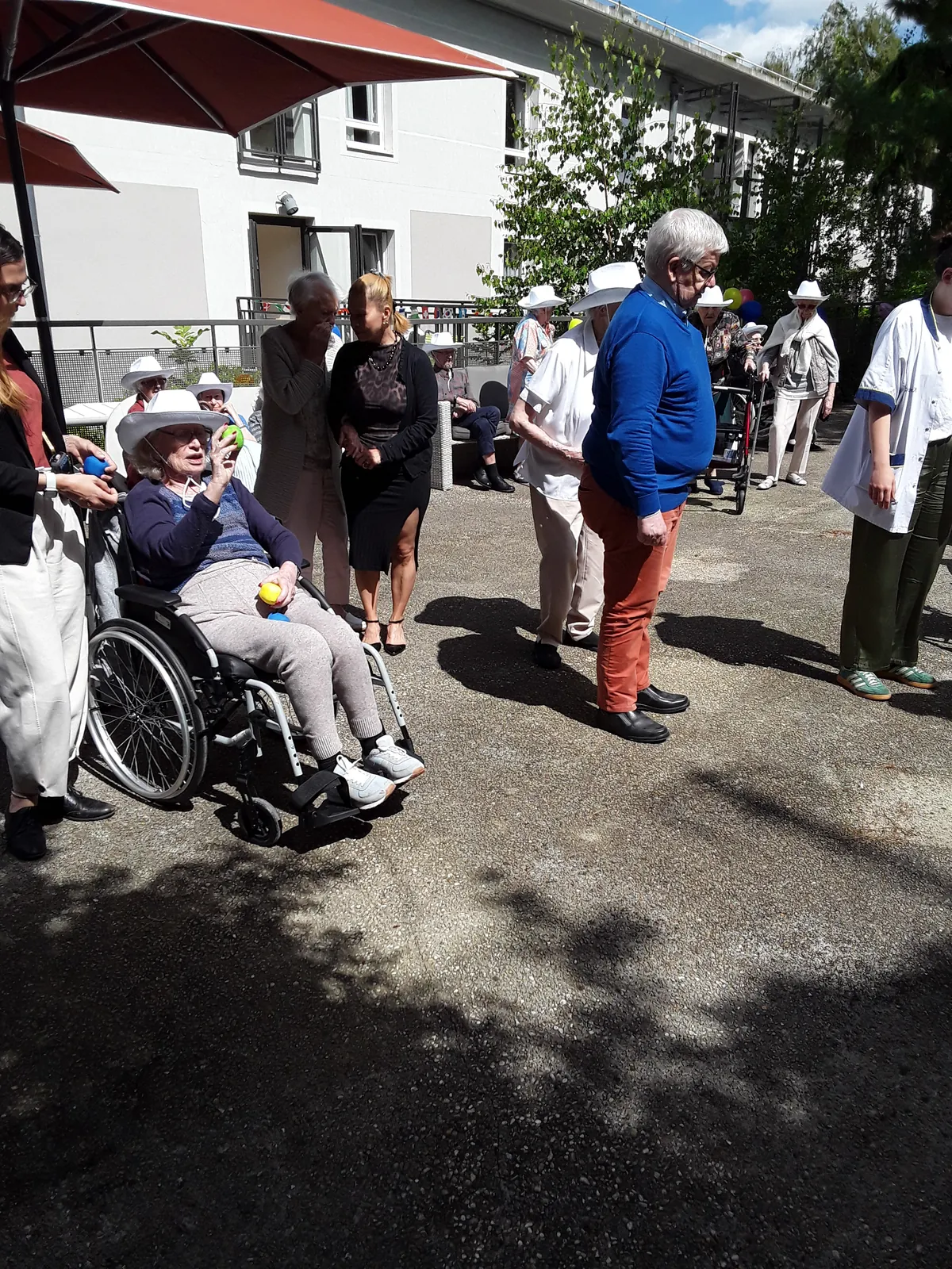 Visite inter résidence à l'empereur à Garches