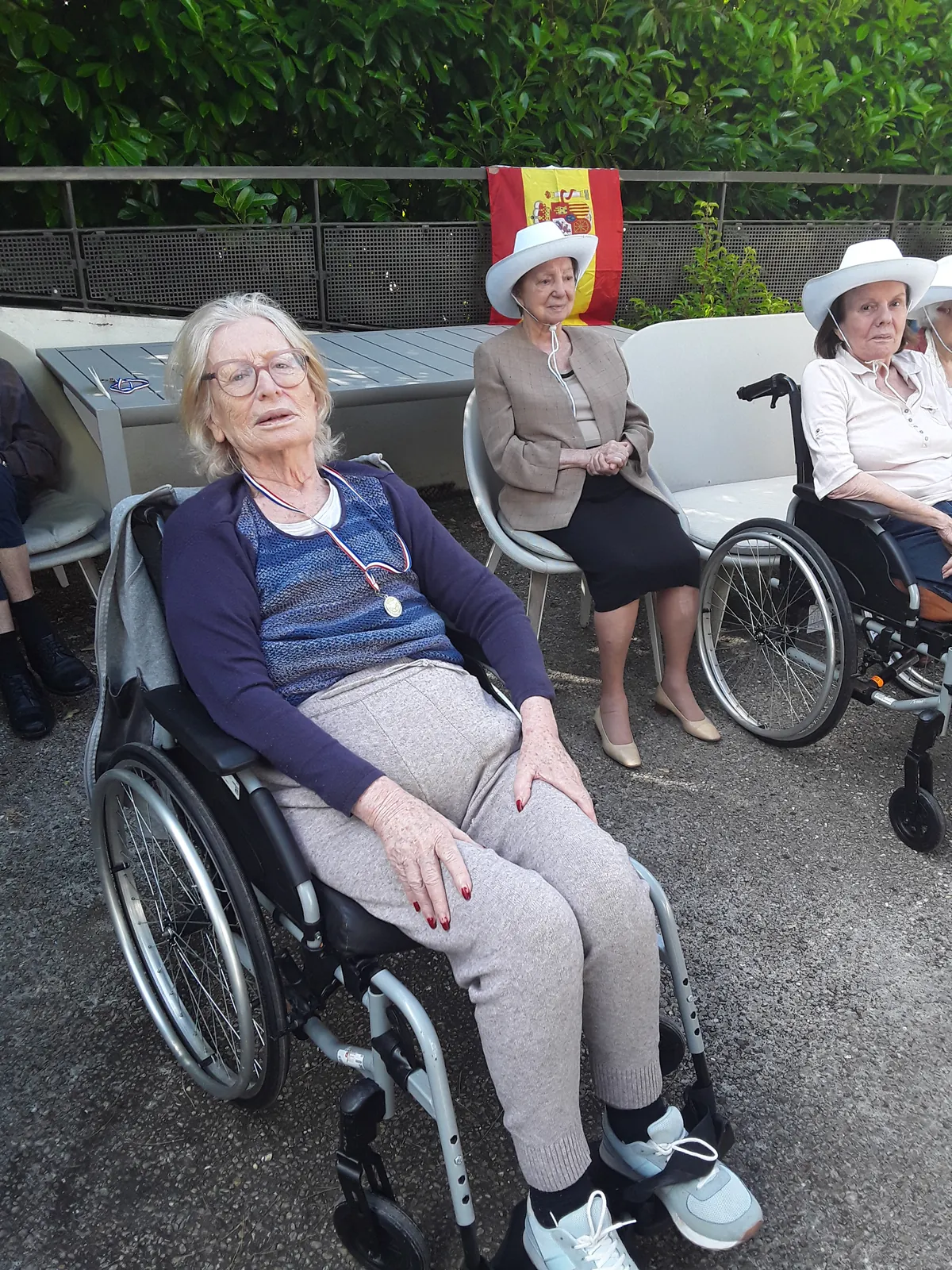 Visite inter résidence à l'empereur à Garches