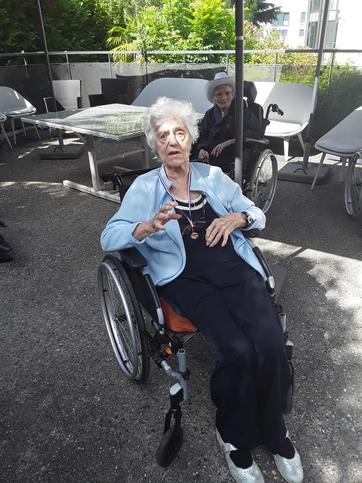 Visite inter résidence à l'empereur à Garches