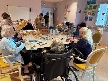 Atelier Noël à l'unité protégée