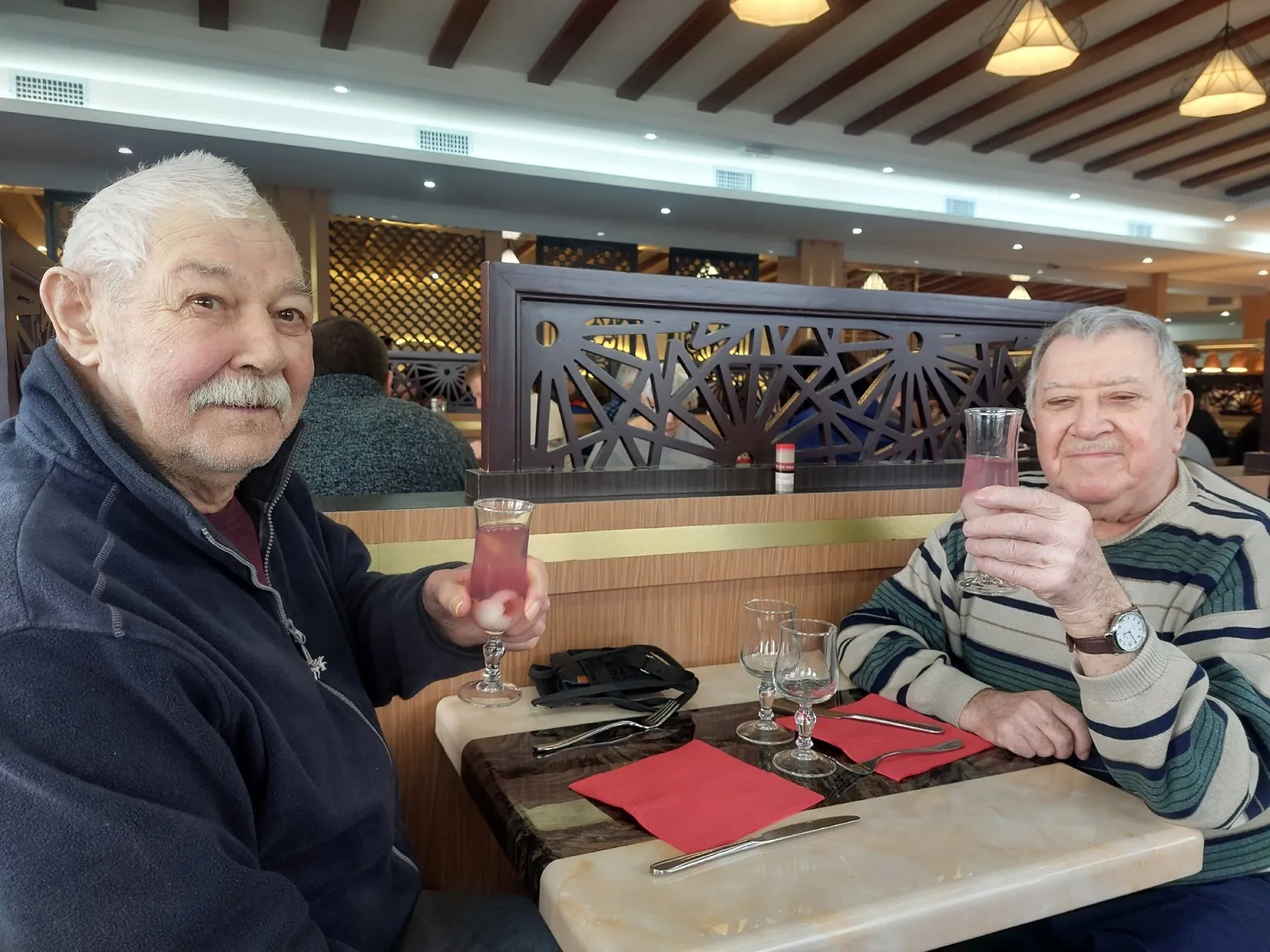Sortie au restaurant 