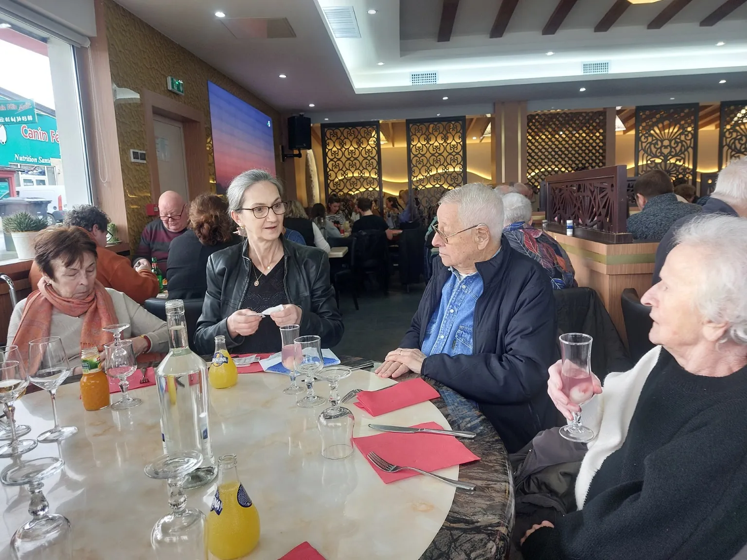 Sortie au restaurant 