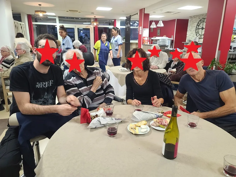 Nous avons fêté le Beaujolais Nouveau à la résidence les Vallières de Cagnes sur Mer 