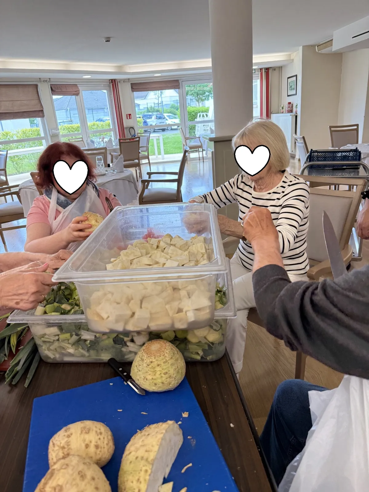 Préparation de la soupe !