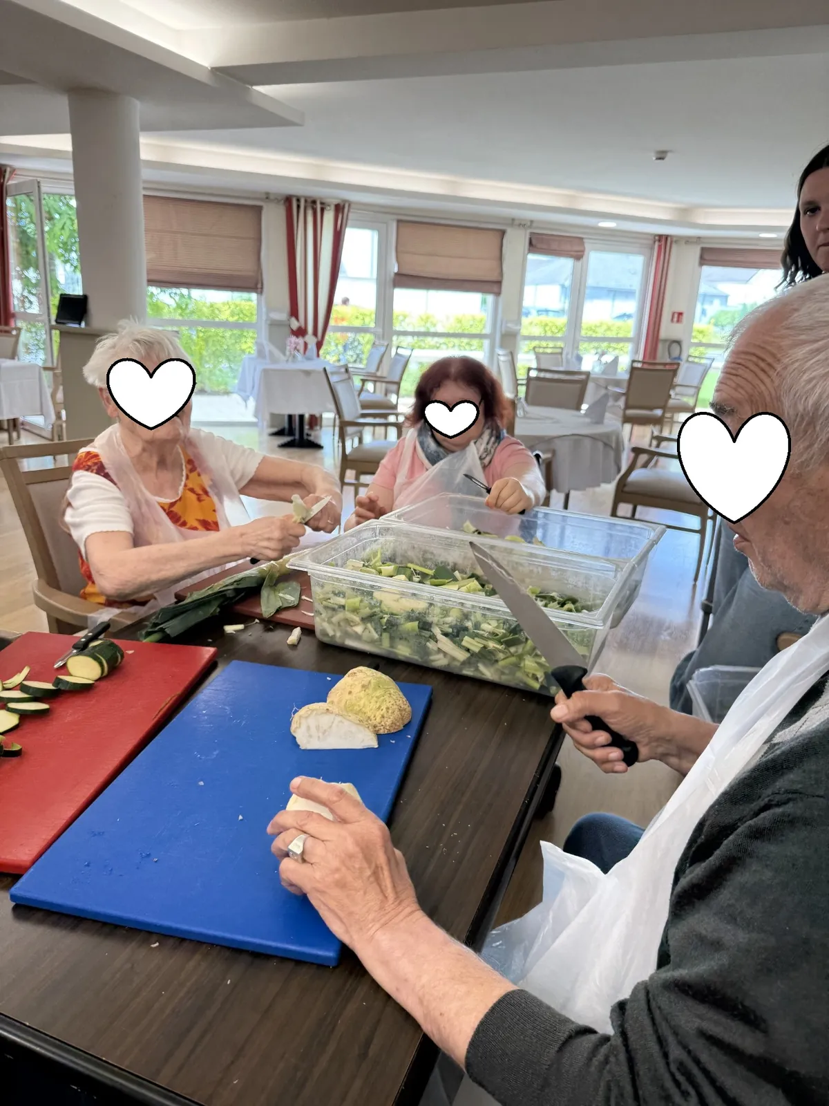 Préparation de la soupe !