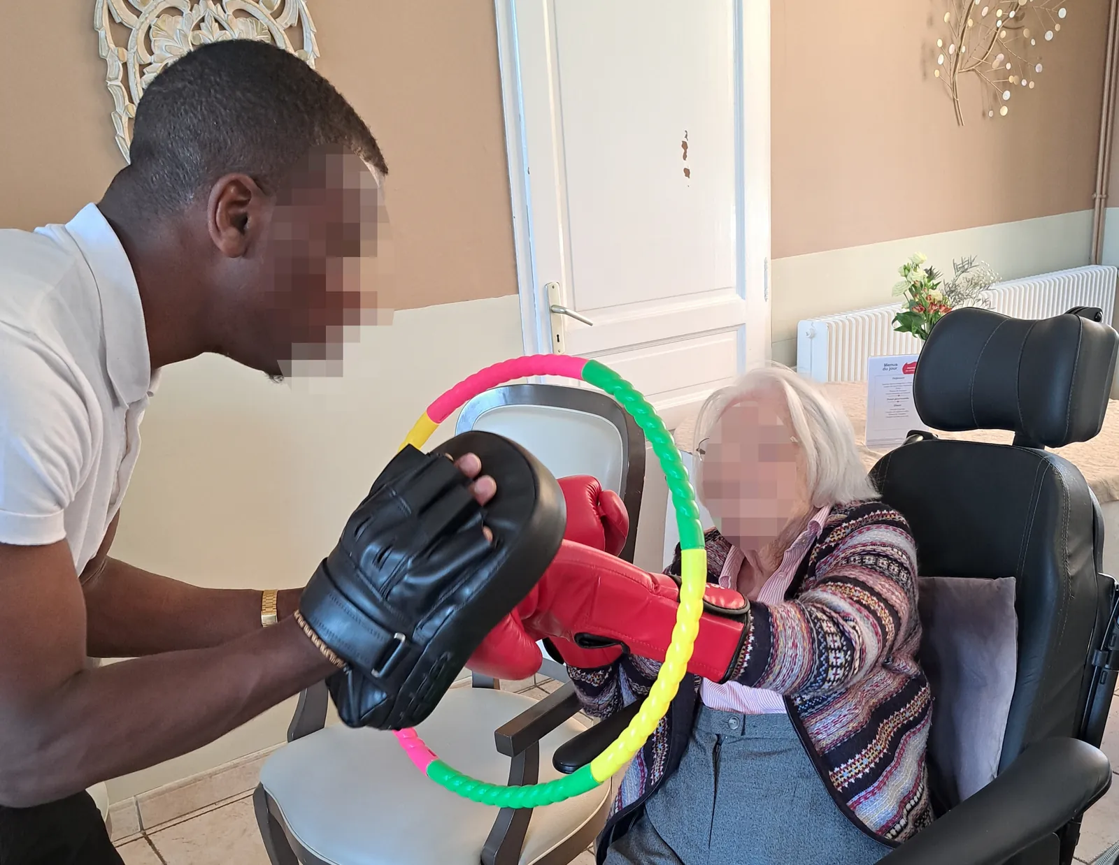  SESSION DE BOXE A LA TOUR