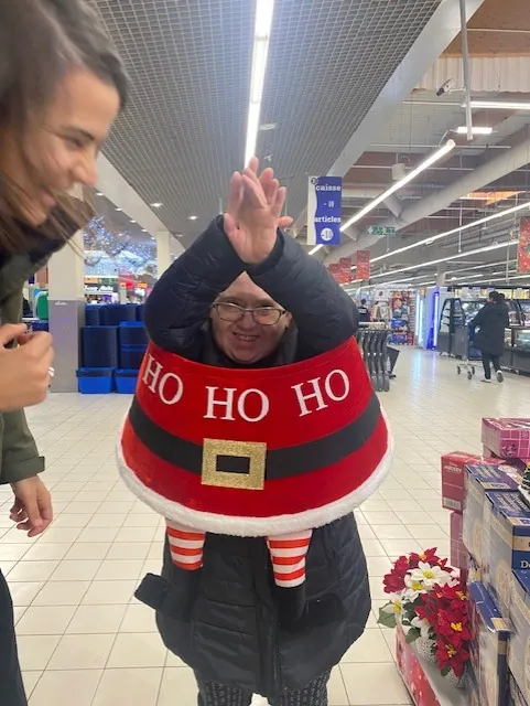 Sortie de Noël : petites courses… et grandes rigolades !
