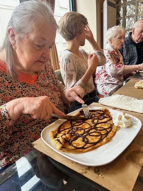 Sortie à la crêperie 