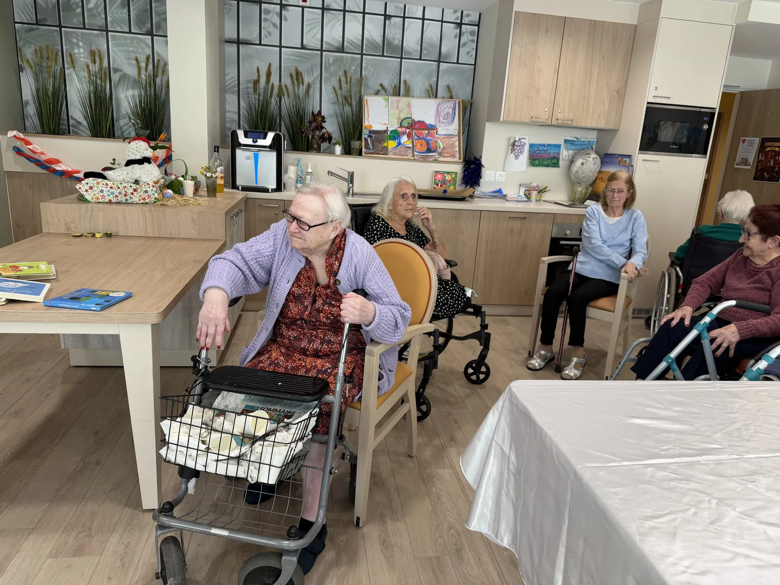 Première Matinée d'échange intergénérationnel dans la Résidence
