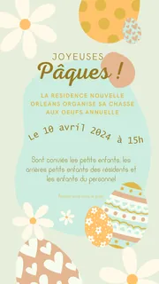 La résidence organise sa chasse annuelle aux oeufs de Paques