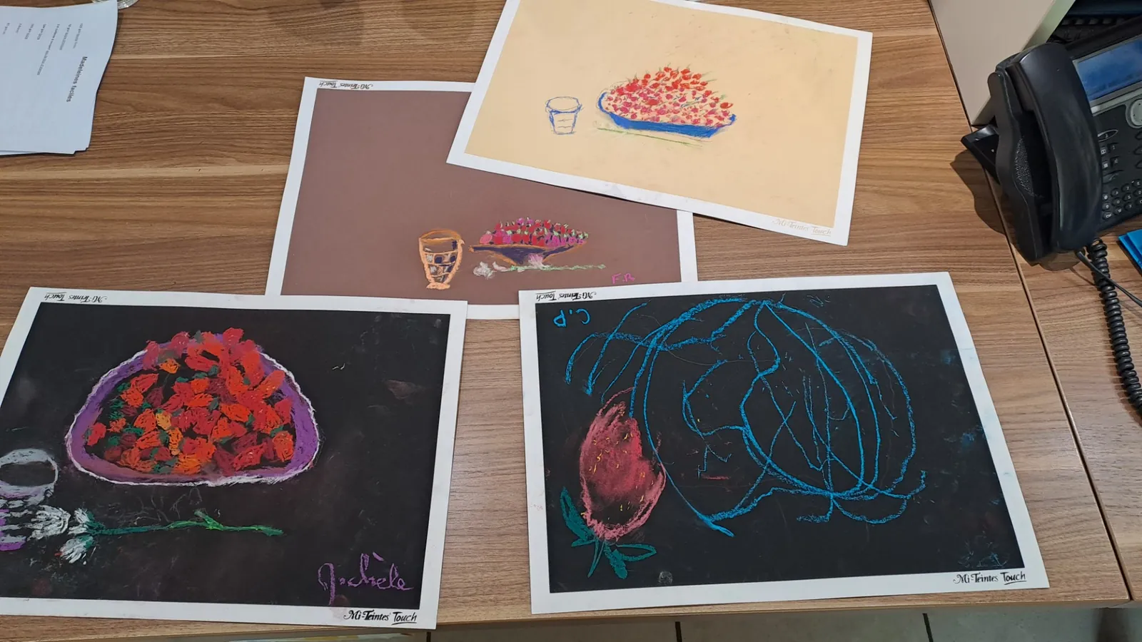découverte de la technique du pastel 