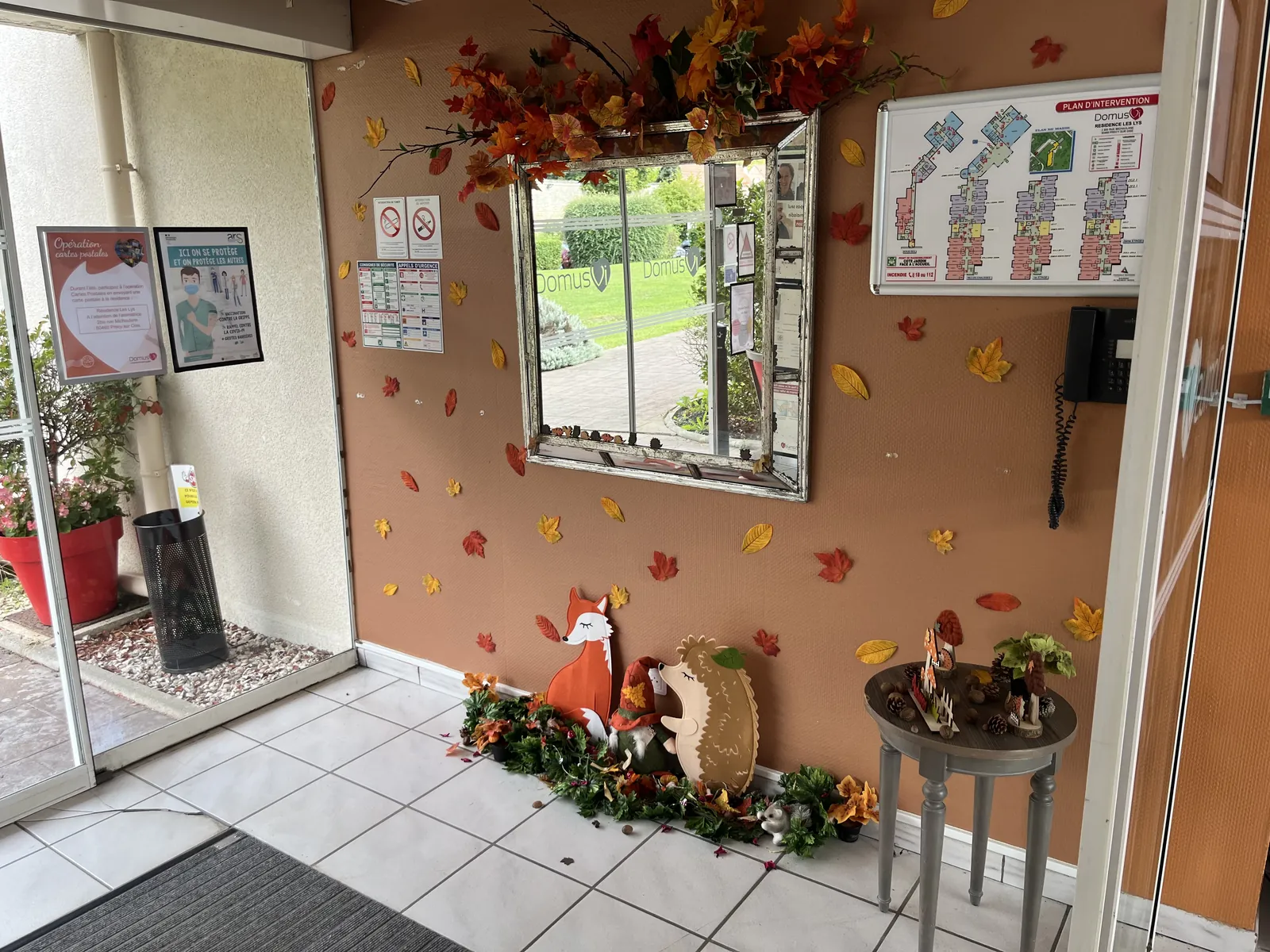 Passage à l'Automne à la résidence 