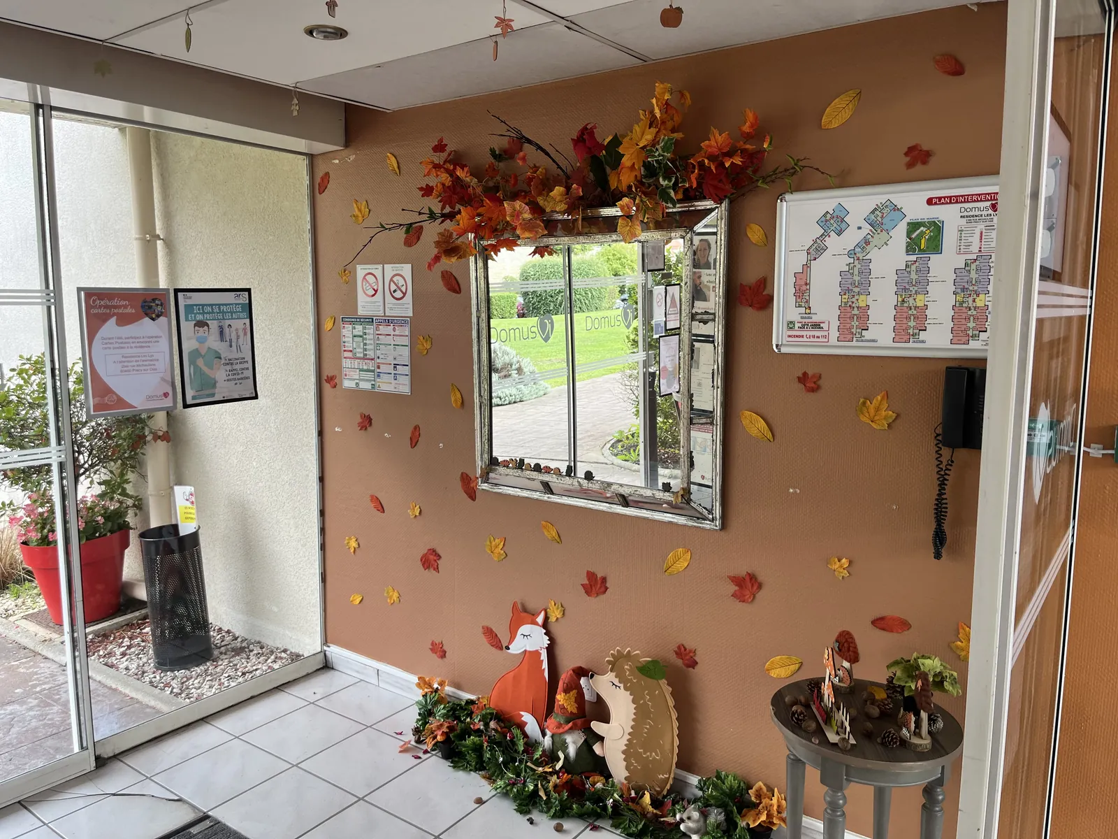 Passage à l'Automne à la résidence 