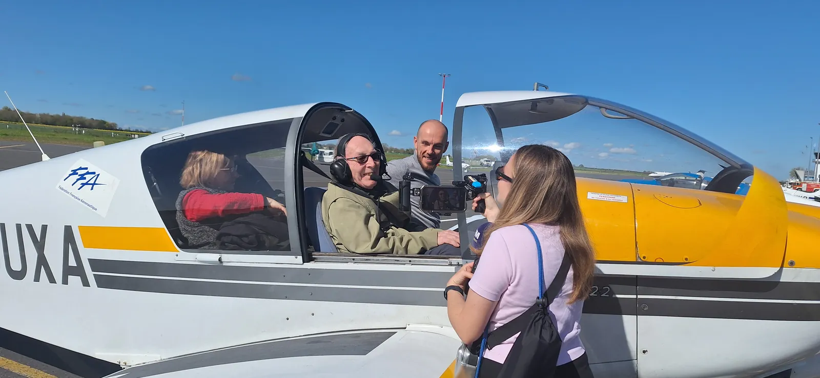 Il n'y a pas d'âge pour vivre sa passion de l'aviation 