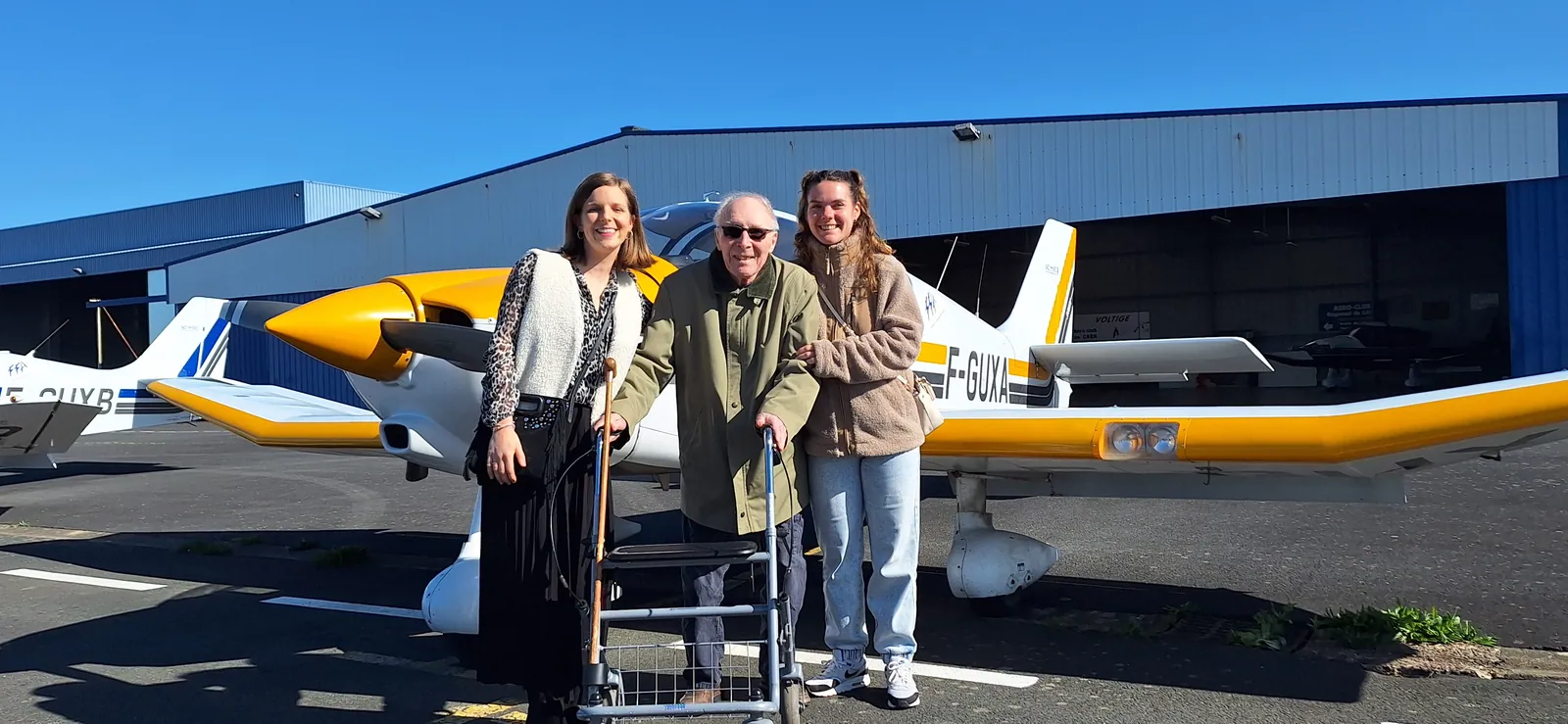 Il n'y a pas d'âge pour vivre sa passion de l'aviation 