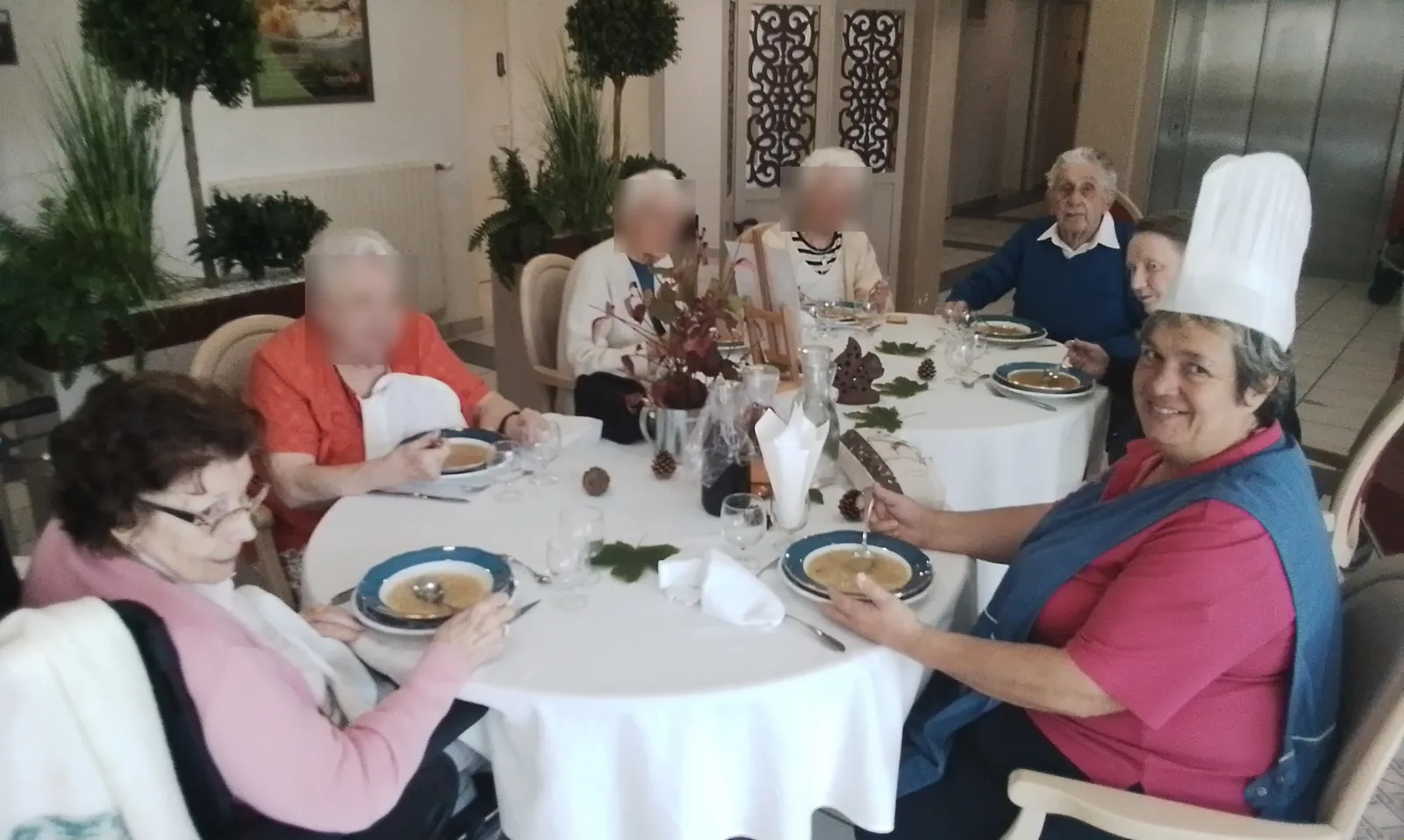 Table d'hôte avec les Résidents