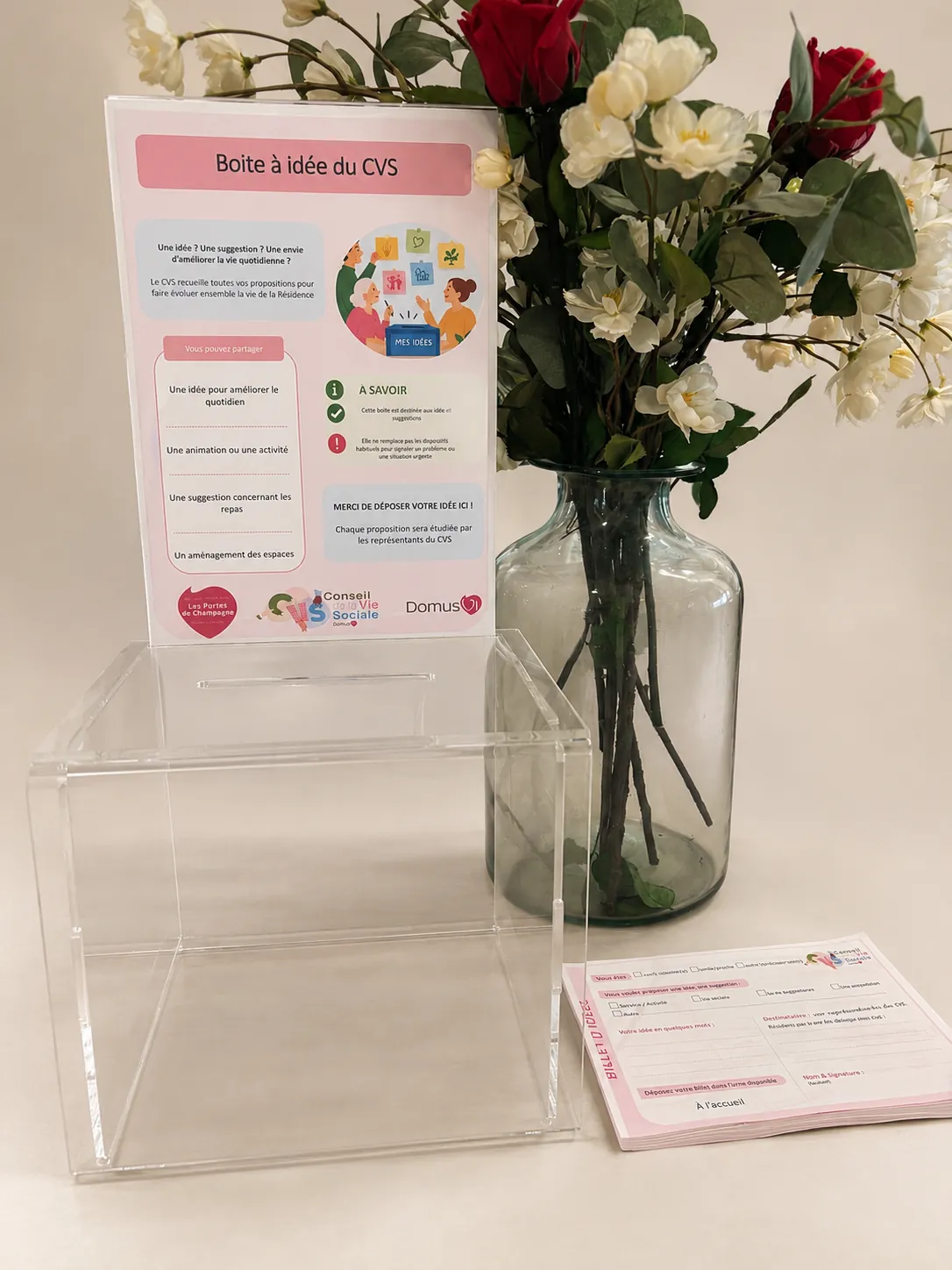 La boîte à idées du CVS : votre parole compte !