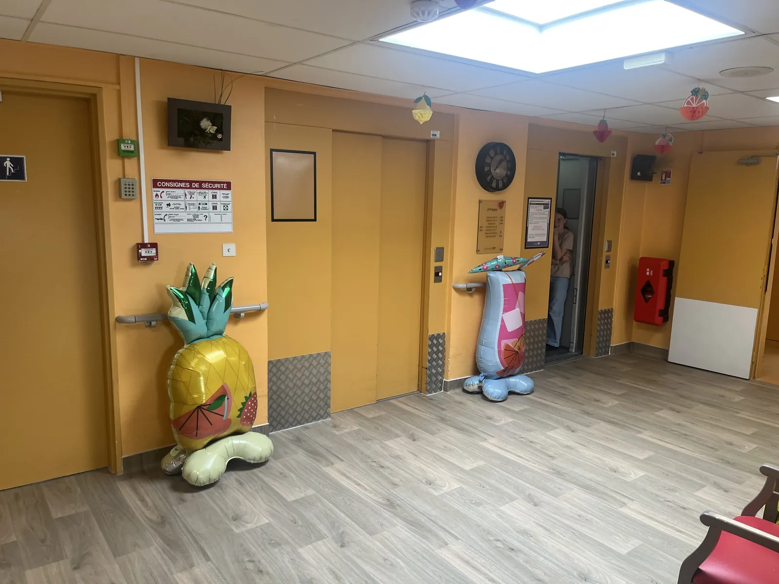 Décoration du 2ème étage pour l'été