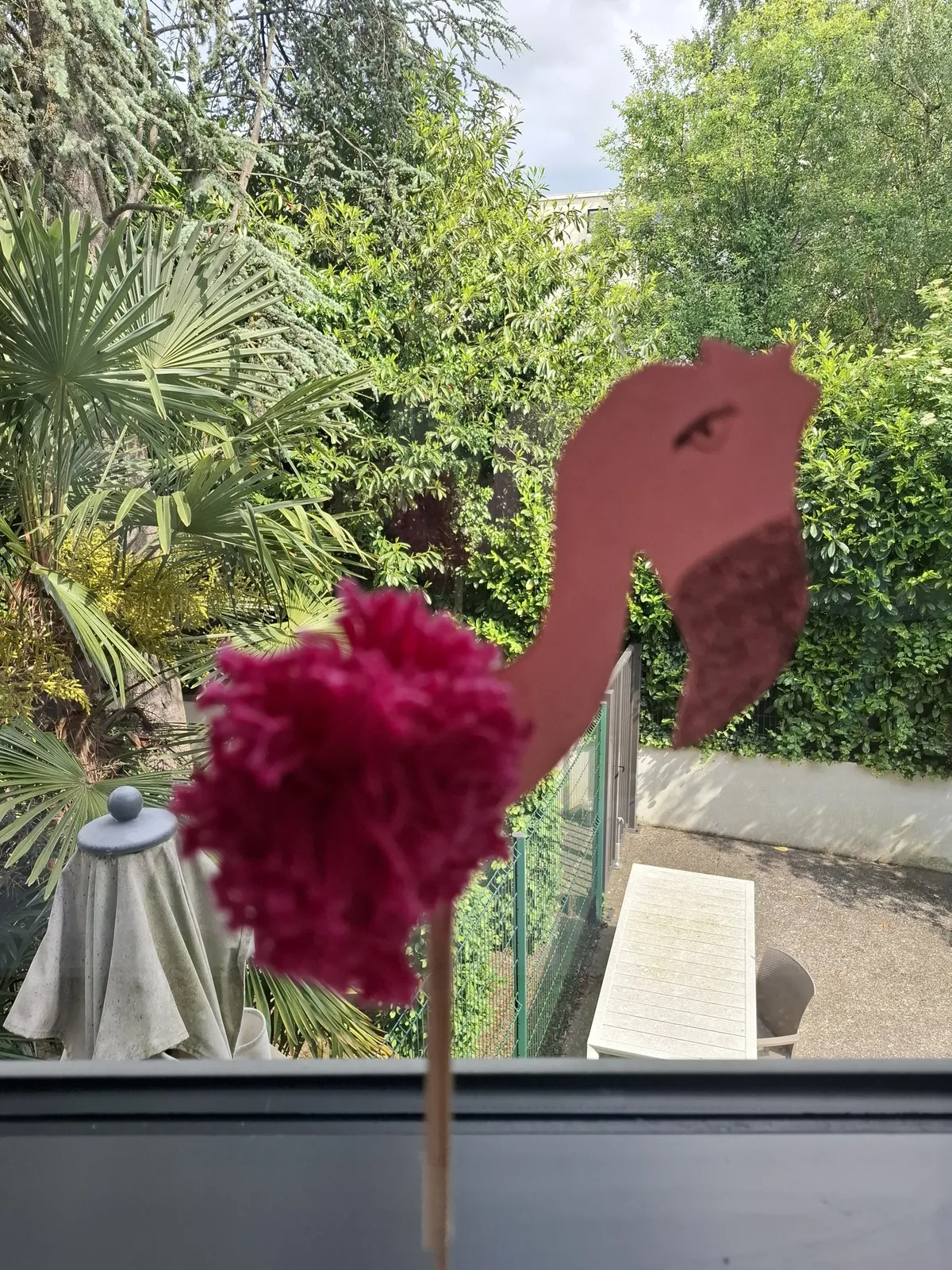 Activité du Lundi : Création d'un Flamant Rose en Laine