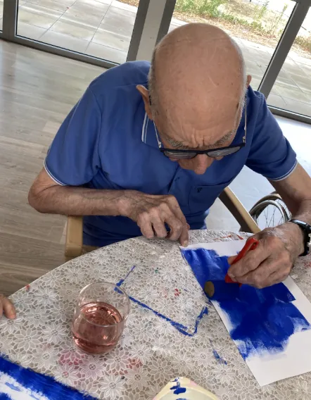 Des cocardes tricolores pour célébrer le 14 juillet à l'Unité Protégée