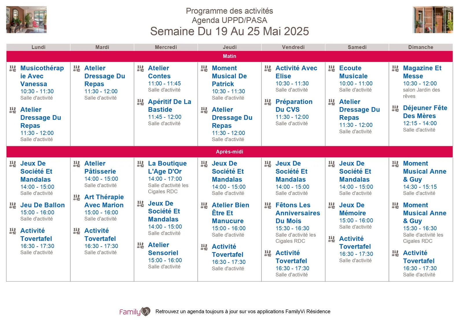 Cette semaine ...
