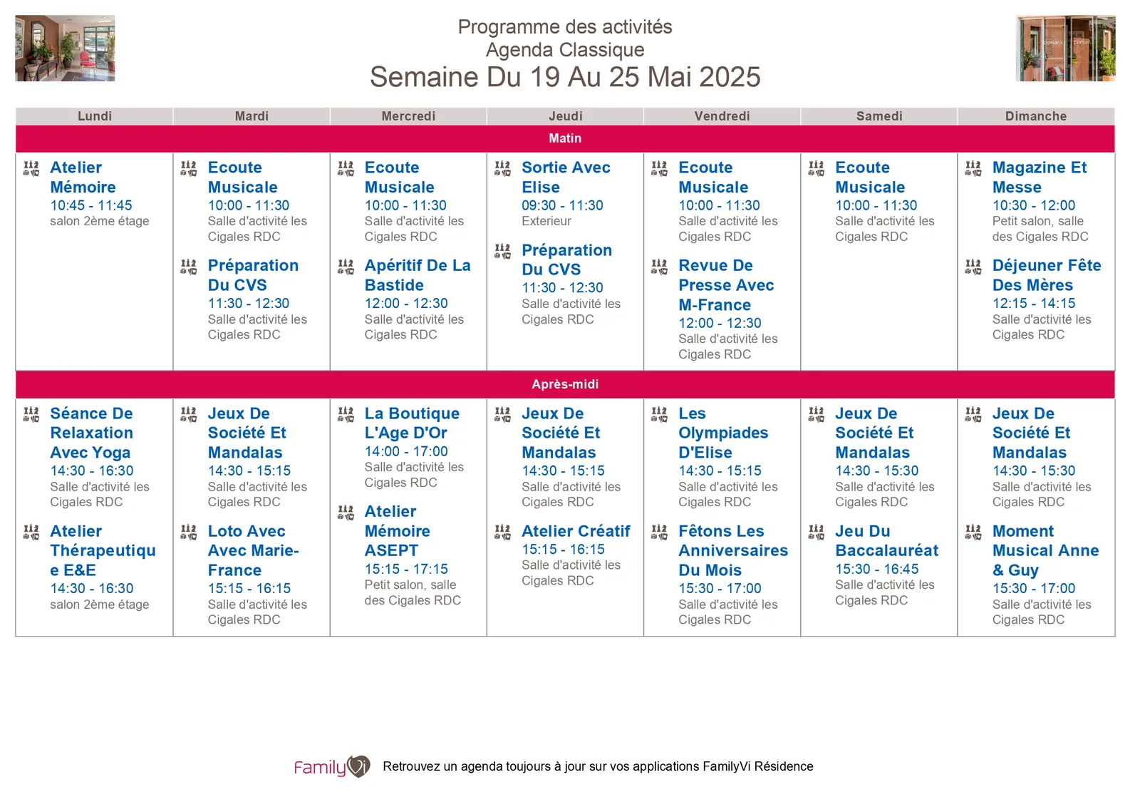 Cette semaine ...
