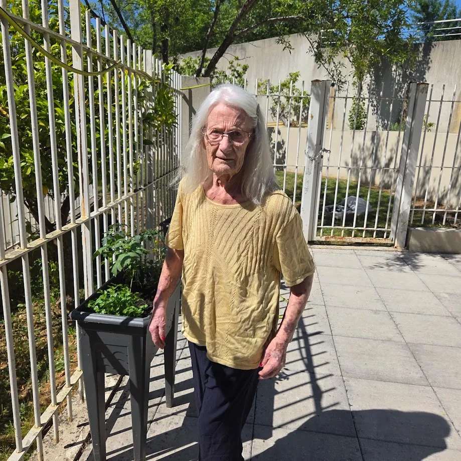 Un petit potager a été créé dans l’unité protégée.
