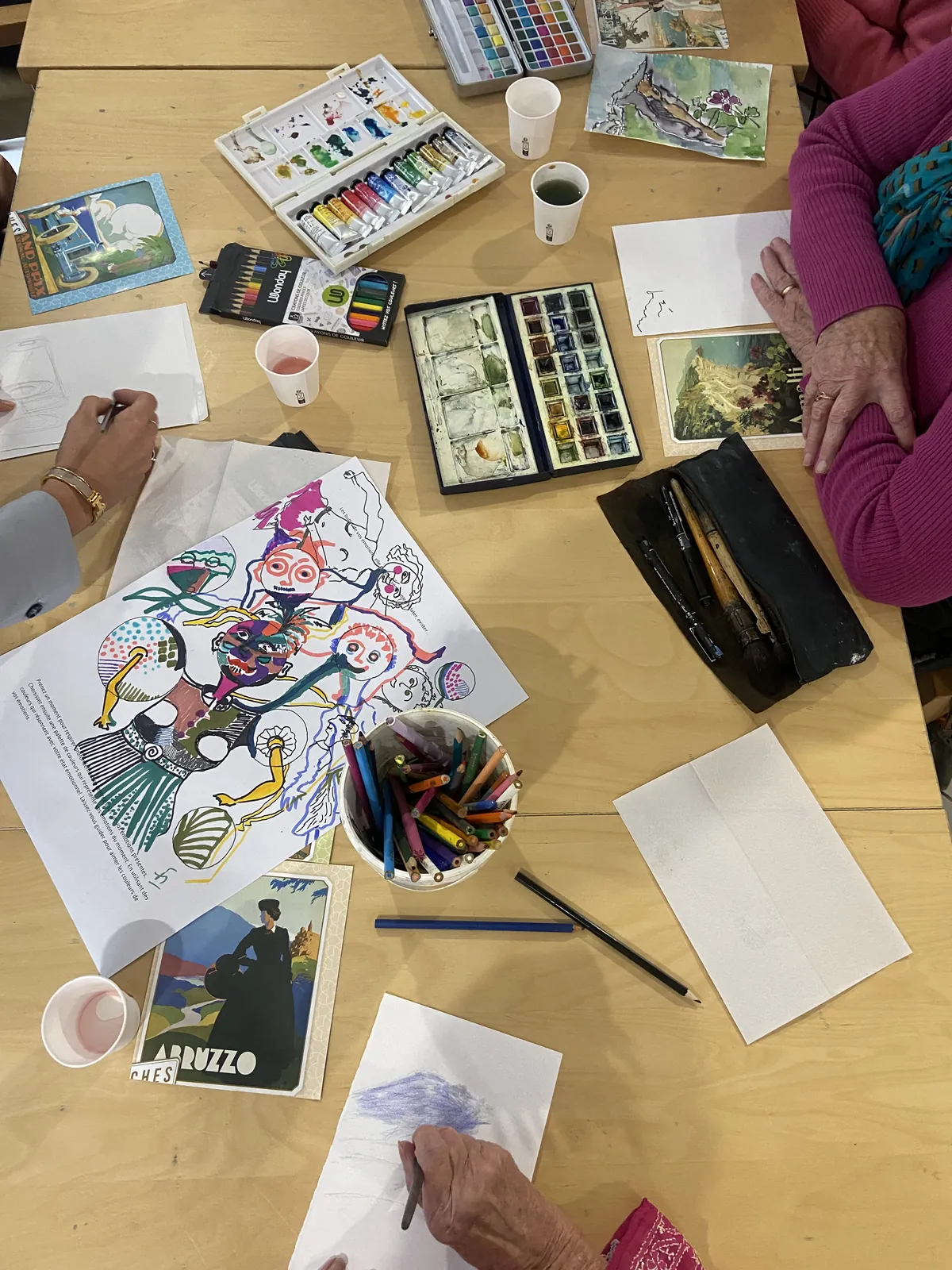 Atelier d’Art-Thérapie : Voyage à Travers les Souvenirs